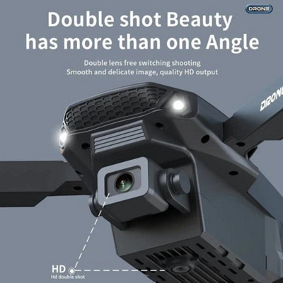 Drone Funfob Pro 4K - Caméra HD Grand Angle, Pliable, 2 Batteries, Télécommande, Maintien D'altitude