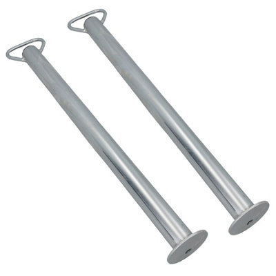 Drop Stand Stabilising Leg 48mm Diameter 700mm Long For Trailer Caravan 2pc