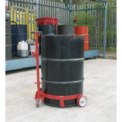 Drum & Barrel Trolley Cradle - 2 Position Handle - Rigid Steel Construction