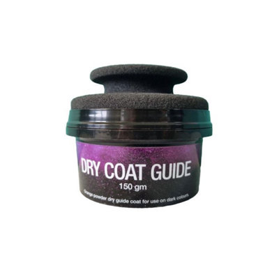 Dry guide coat for highlighting imperfections on prepared panels with ...