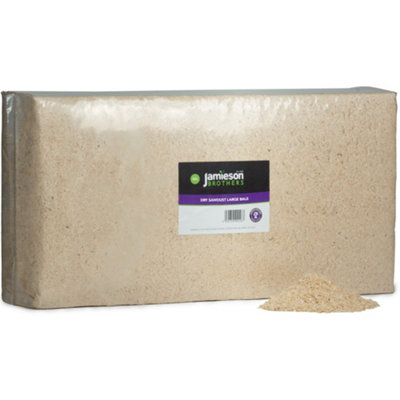 Dry Sawdust Bale Approx. 20kg by Jamieson Brothers