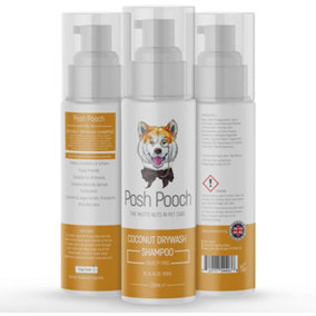 Dry Shampoo Drywash Fragranced Natural Waterless Shampoo For Dogs Foaming 3 in 1 Dry Wash