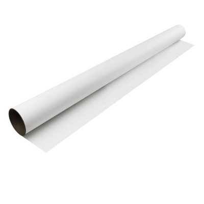 Dry Wipe Wide Flexible Sheet for Office, Home, or Classroom - Self Adhesive & Gloss White - 1200mm Wide - 5m Lengths