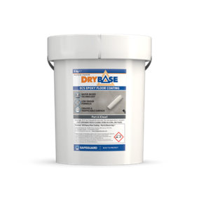 Drybase ECS Epoxy Floor Paint 5 Kg (Clear) - Waterproof Concrete Floor Paint for Garage, Kitchen or Industrial Factory Areas