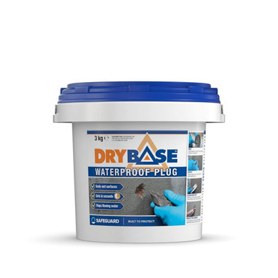 Drybase Waterproof Plug 3kg - Stop Leaks in just 30 Seconds