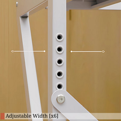 DryerStand Maxi Universal Washing Machine Stacking Kit & Tumble Dryer Frame, Freestanding, No Drilling, Fits UK Front Loaders