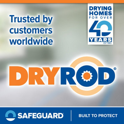 Dryrod Damp Proofing Rods (10 pack) - BBA-Approved Wall Rising Damp ...