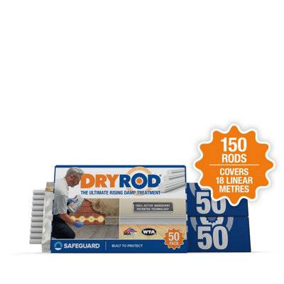 Dryrod Damp Proofing Rods (150 pack) - BBA-Approved Rising Damp ...