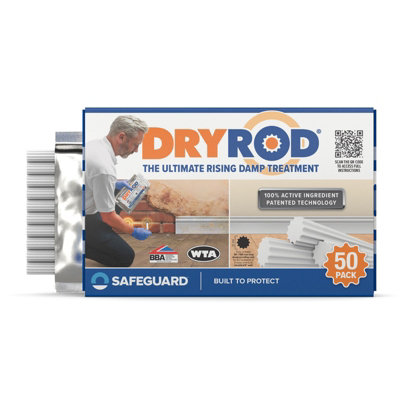 Dryrod Damp Proofing Rods (50 pack) - BBA-Approved Wall Rising Damp ...