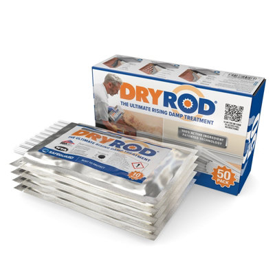 Dryrod Damp Proofing Rods (50 pack) - BBA-Approved Wall Rising Damp ...