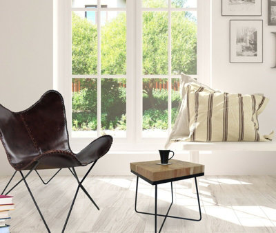 Drys Solid Acacia Wood Side/End Table