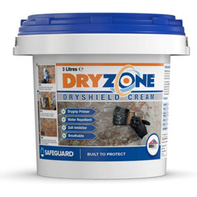 Dryshield Cream 3L: Dryzone System: Salt Resistant Masonry Cream