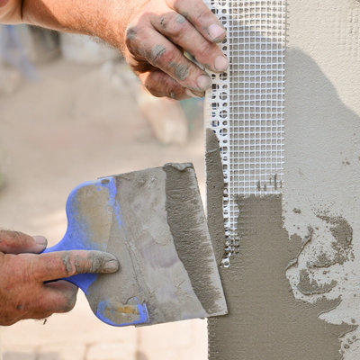 Drywall Master Fibreglass Rendering Mesh 50sqm 160g/m2 Coverage 4x4 mm 22415DM