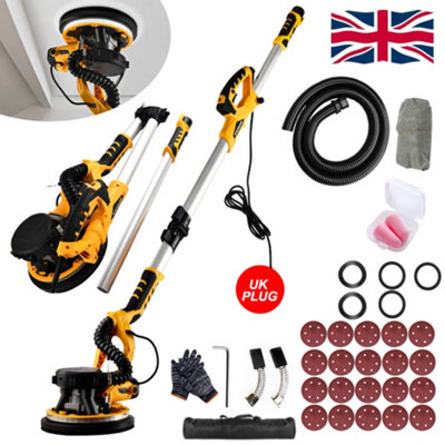 Drywall Sander Electric Wall Sander Vacuum Attachment & LED Light