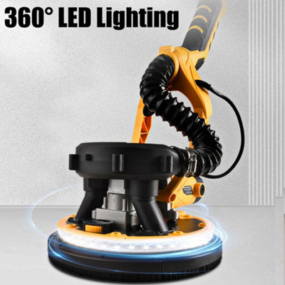 Drywall Sander Electric Wall Sander Vacuum Attachment & LED Light