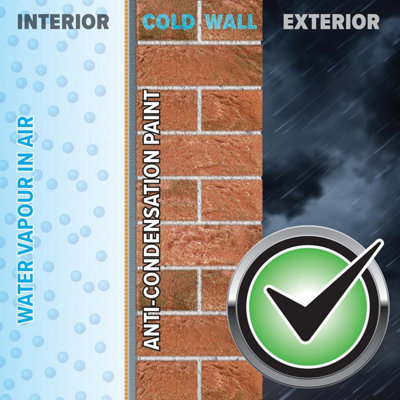 Dryzone Anti Condensation Paint (5L White, Matt Finish) Thermal Paint ...