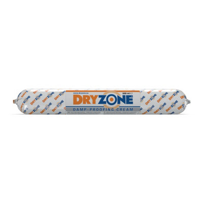 Dryzone Damp Proofing Cream (DPC) - 600ml - High-strength Injection cream for rising damp treatment. BBA & WTA Approved