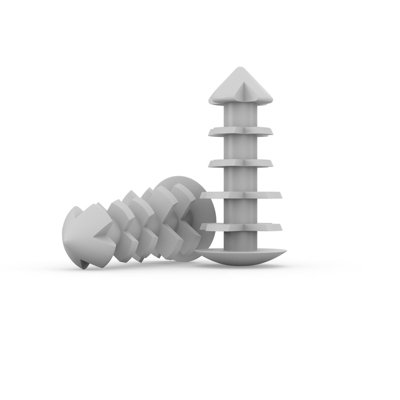 Dryzone Damp Proofing DPC Injection Course Wall Plugs x 100 Pack Light Grey