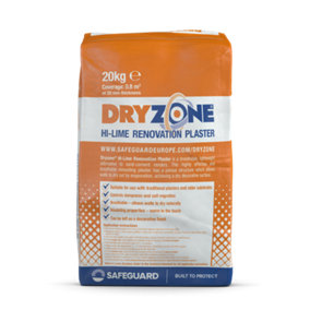 Dryzone Hi-Lime Renovation Plaster - 20kg