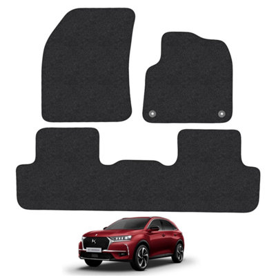 DS 7 2018-Onwards Car Floor Mats Carpet Tailored Fit Set Anti-Slip 4 pieces