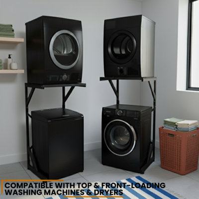 DS Dryerstands Adjustable, Universal Freestanding Tumble Dryer Stacking ...