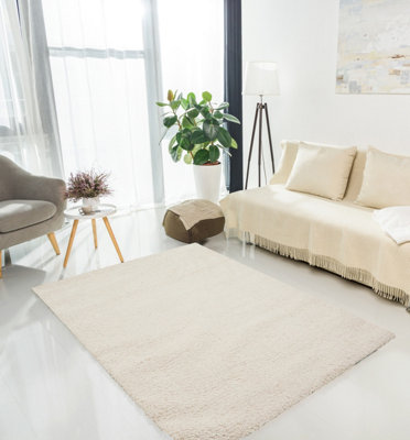 DS Living Cloud Luxe Plain Natural Large Rug