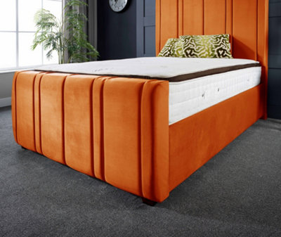 Orange king deals bed