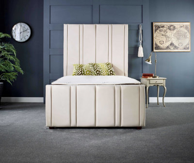 Lucinda upholstered deals ottoman bed