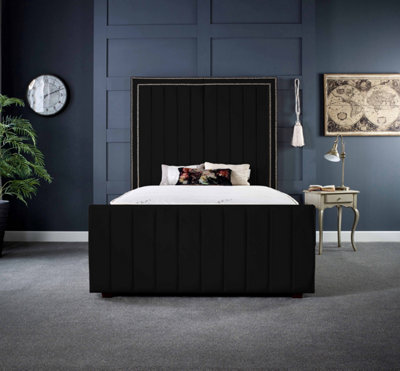 Omar upholstered low on sale profile bed