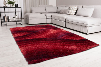 DS Living Ultra Plush Wave Fuchsia Rug