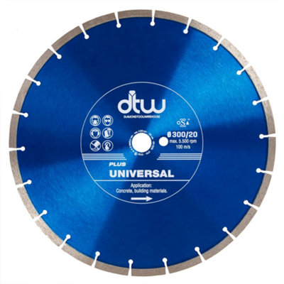 DTW Plus Universal Diamond Blade 300mm/12' x 20