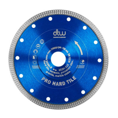 DTW Pro Hard Tile Saw Blade 180mm/7" x 20