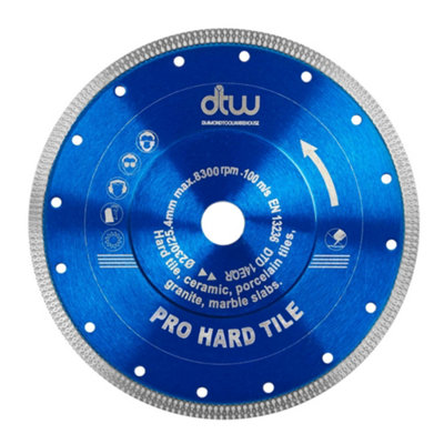 DTW Pro Hard Tile Saw Blade 230mm/9" x 20