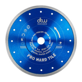 DTW Pro Hard Tile Saw Blade 250mm/10" x 20