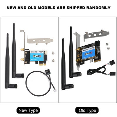Dual Band PCIE Network Card 433Mbps with Bluetooth 4.0 for Desktop-2.4GHz & 5GHz Support