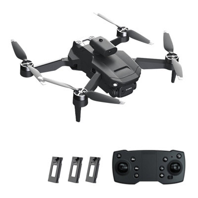 Dual Camera 1080P Brushless Quadcopter Drone with WiFi FPV, Gesture Control, Obstacle Avoidance and 3 Batteries