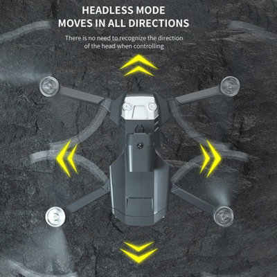 Dual Camera 1080P Brushless Quadcopter Drone with WiFi FPV, Gesture Control, Obstacle Avoidance and 3 Batteries