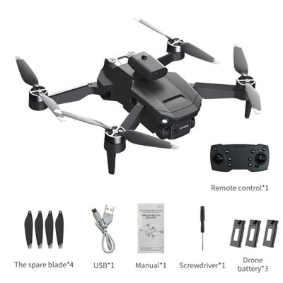 Dual Camera 1080P Brushless Quadcopter Drone with WiFi FPV, Gesture Control, Obstacle Avoidance and 3 Batteries