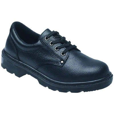 Dual Density PU Steel Mid Sole Shoe Black Size 8