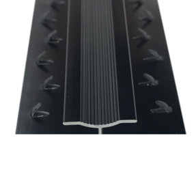 Dual Edge Trim Black 3ft / 0.9metres Carpet To Carpet Threshold Bar Strip