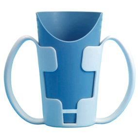 Dual Handled Cup Holder - Two Large Handles for Better Control Cup Not Included