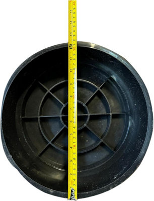 Dual Lock Plastic Driveway 350mm Round Circular Manhole Cover & Frame ...