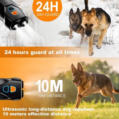Dual Sensor Anti Barking Device with Dog Whistle to Stop Barking