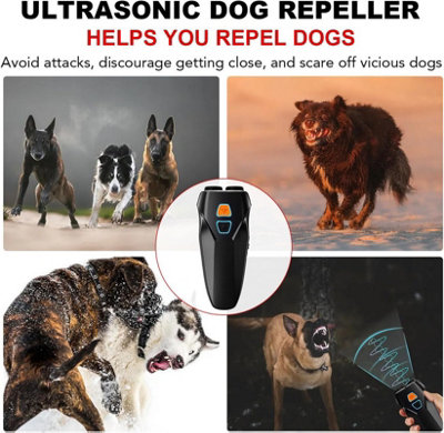 Dual Sensor Anti Barking Device with Dog Whistle to Stop Barking