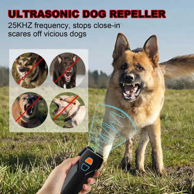 Dual Sensor Anti Barking Device with Dog Whistle to Stop Barking