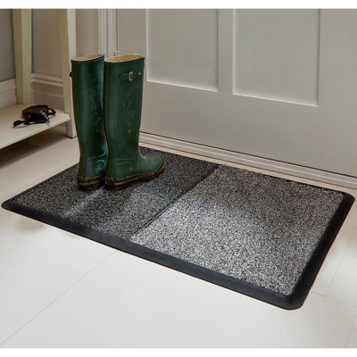Dual Surface Doormat Indoor or Outdoor Door Mat with Dirt Trapping