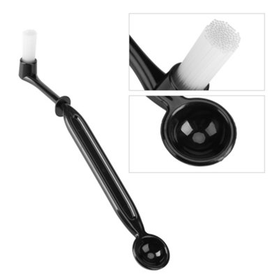 Dual Use Nylon Espress Coffee Machine Cleaning Brush Spoon Machine ...