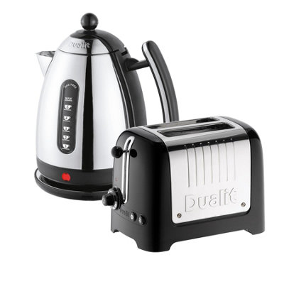 Dualit 2 Slice Toaster & 1.5 Litre Kettle High Gloss LITE Breakfast Set ...