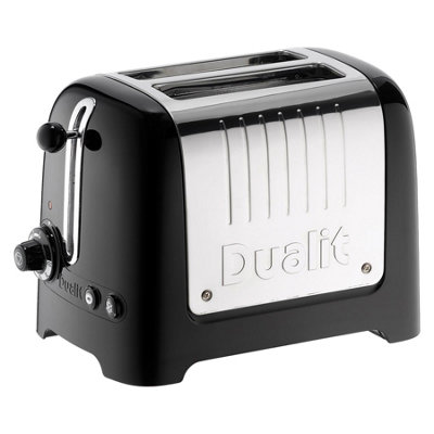 Dualit Classic 2 Slice Toaster & 1 Litre LITE Kettle Breakfast Set,  Stainless Steel