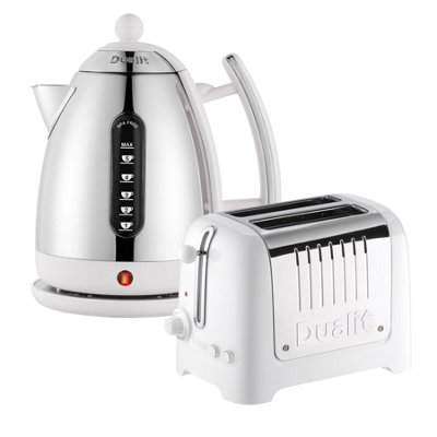 Dualit 2 Slice Toaster & 1.5 Litre Kettle High Gloss LITE Breakfast Set